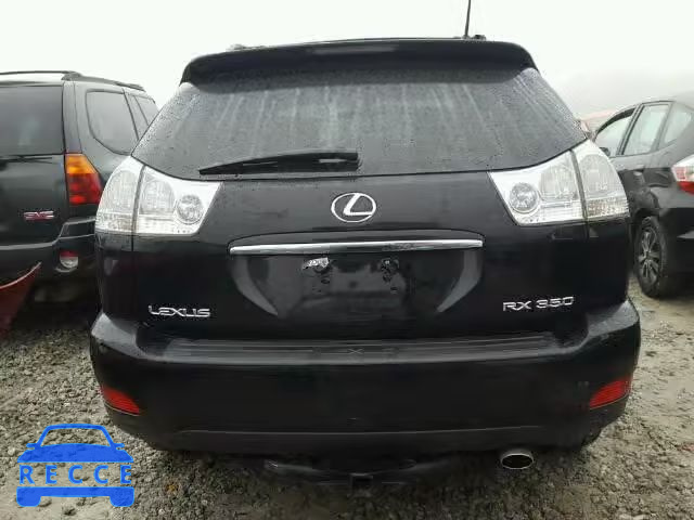 2009 LEXUS RX 350 2T2GK31U29C057276 зображення 9