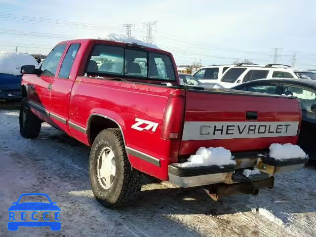 1997 CHEVROLET K1500 2GCEK19R4V1167593 image 2