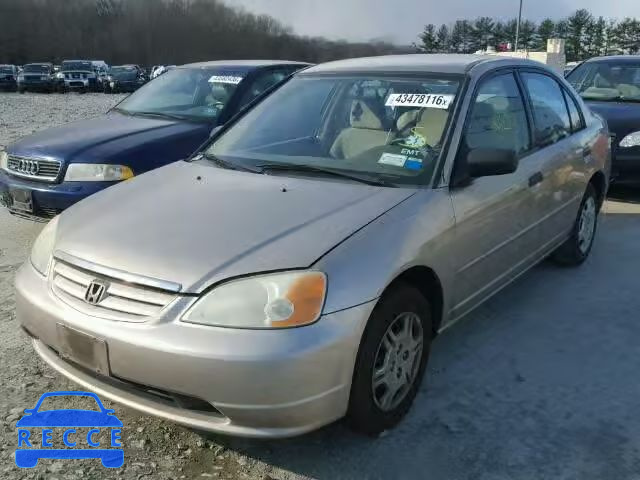 2001 HONDA CIVIC LX 2HGES16571H601719 зображення 1