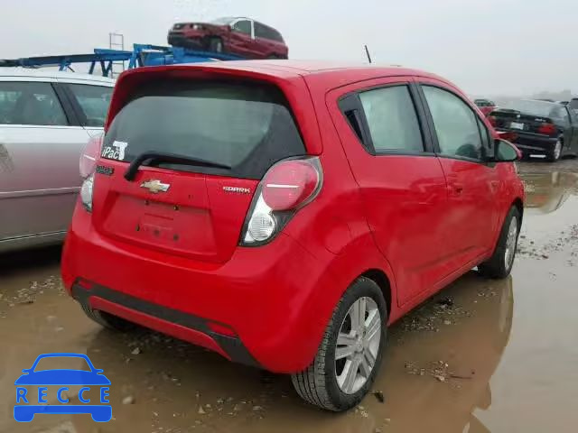 2014 CHEVROLET SPARK 1LT KL8CD6S96EC464151 зображення 3