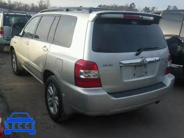 2006 TOYOTA HIGHLANDER JTEDW21A160007711 image 2