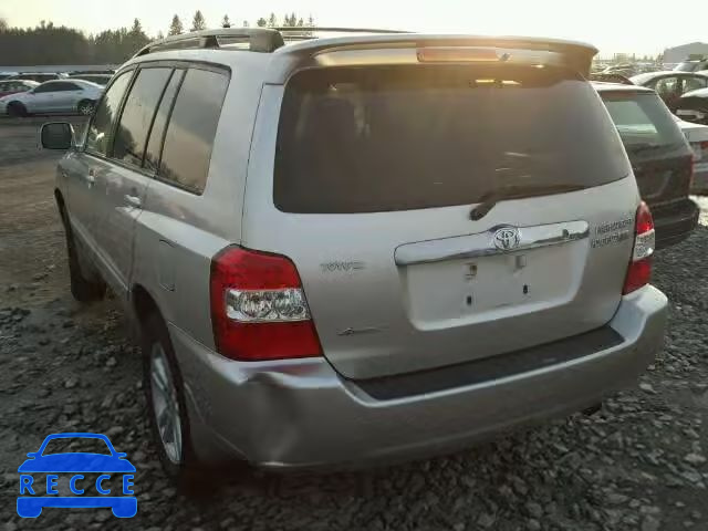 2006 TOYOTA HIGHLANDER JTEEW21A660003237 зображення 2