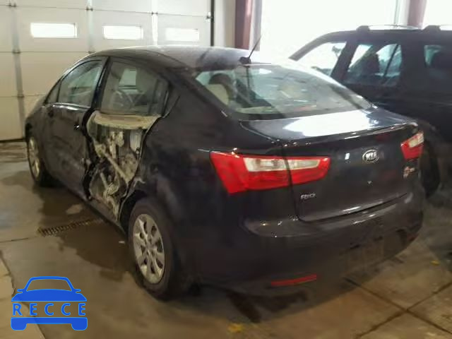 2013 KIA RIO LX KNADM4A34D6272525 зображення 2
