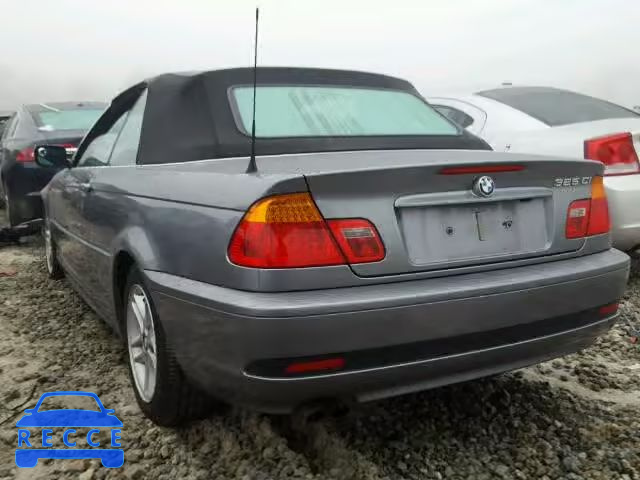 2004 BMW 325CI WBABW33434PL27039 image 2