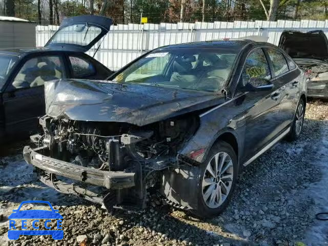 2016 HYUNDAI SONATA SPO 5NPE34AF3GH284101 image 1