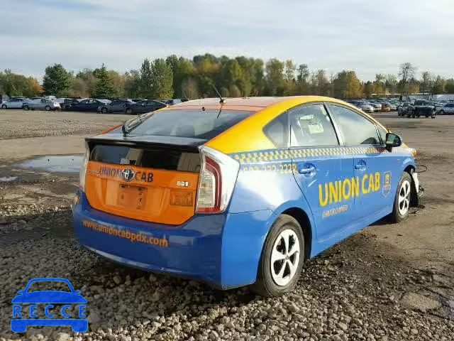 2013 TOYOTA PRIUS JTDKN3DU5D5637595 image 3