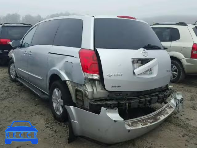 2004 NISSAN QUEST S/SE 5N1BV28U34N327302 image 2