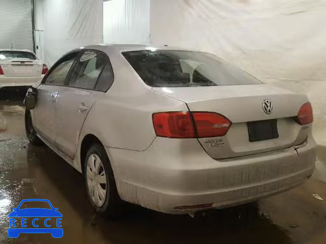 2011 VOLKSWAGEN JETTA SE 3VWDZ7AJXBM373258 image 2