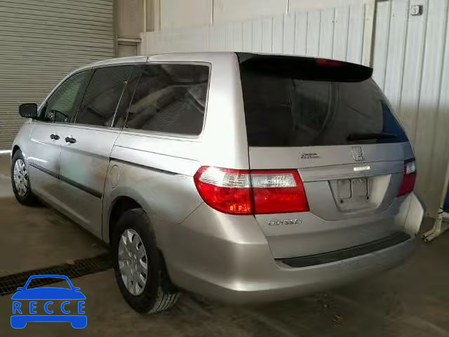 2007 HONDA ODYSSEY LX 5FNRL38277B067812 image 2