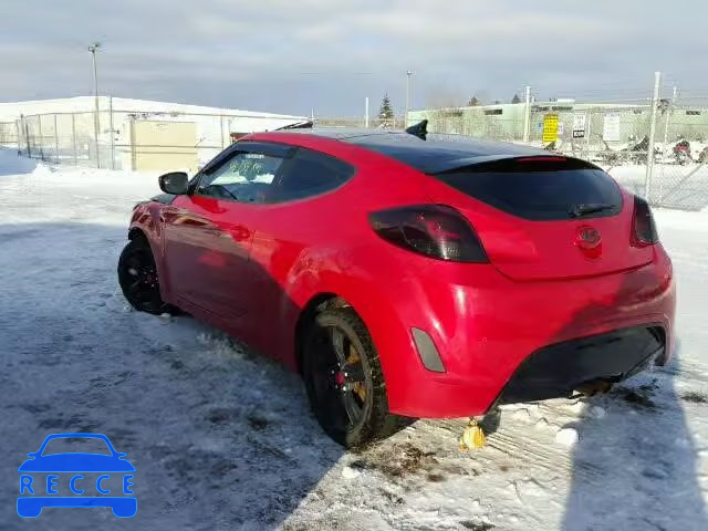 2013 HYUNDAI VELOSTER KMHTC6AD9DU089876 зображення 2