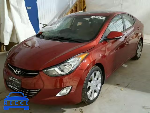 2012 HYUNDAI ELANTRA GL KMHDH4AE5CU222831 image 1