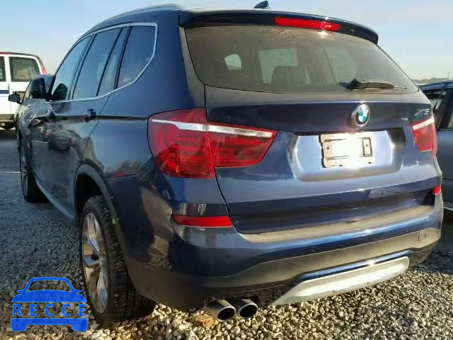 2015 BMW X3 XDRIVE2 5UXWX9C59F0D57964 image 2