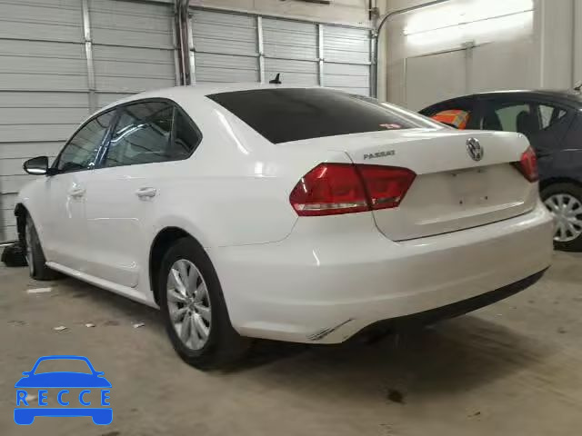 2012 VOLKSWAGEN PASSAT S 1VWAH7A35CC066557 зображення 2