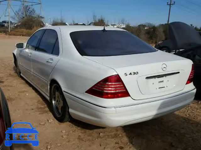 2001 MERCEDES-BENZ S430 WDBNG70JX1A200493 image 2