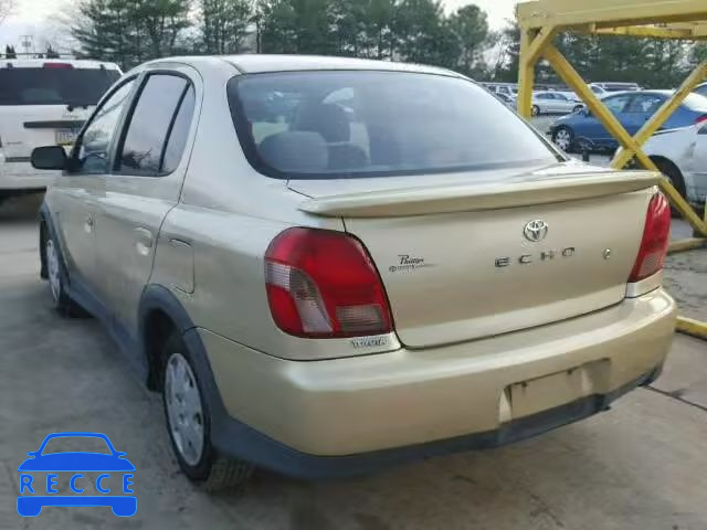 2000 TOYOTA ECHO JTDBT1231Y0001635 image 2