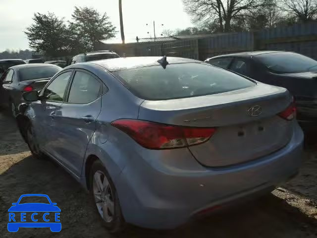 2013 HYUNDAI ELANTRA GL KMHDH4AE7DU489826 image 2