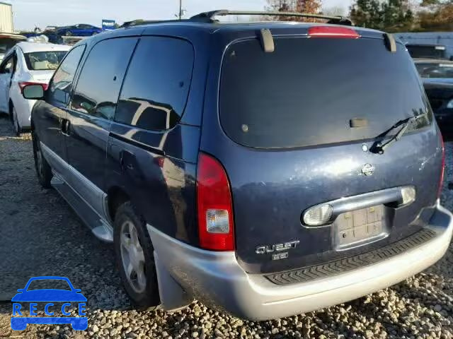 2002 NISSAN QUEST SE 4N2ZN16T42D815018 зображення 2