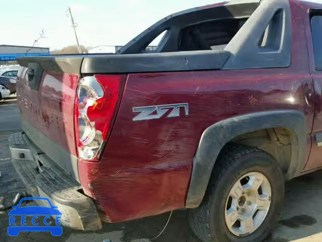 2004 CHEVROLET AVALANCHE 3GNEK12T84G304571 image 9