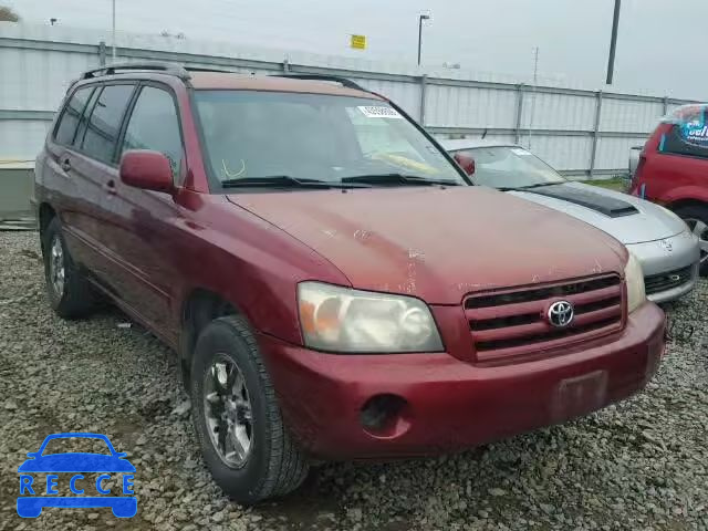 2004 TOYOTA HIGHLANDER JTEDP21A540007625 image 0