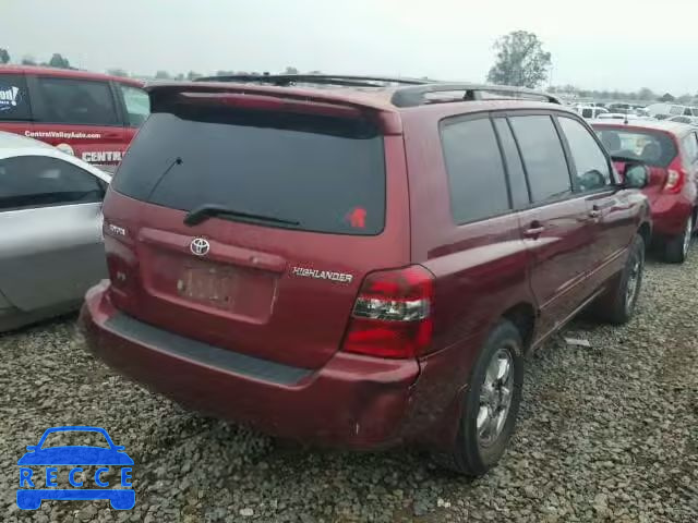 2004 TOYOTA HIGHLANDER JTEDP21A540007625 зображення 3