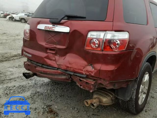 2009 GMC ACADIA SLE 1GKER13D29J198947 зображення 8