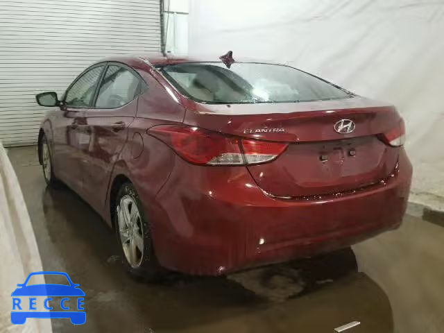 2012 HYUNDAI ELANTRA GL KMHDH4AE0CU234093 image 2