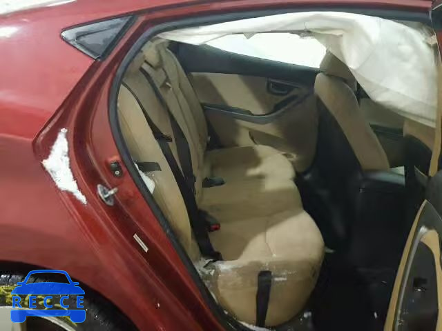2012 HYUNDAI ELANTRA GL KMHDH4AE0CU234093 image 5