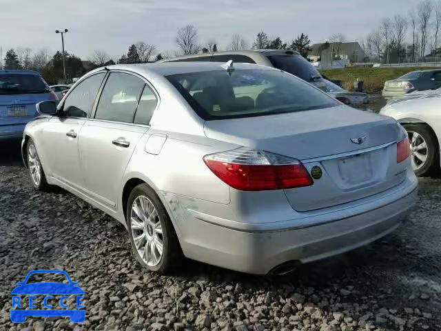 2009 HYUNDAI GENESIS KMHGC46EX9U046856 image 2