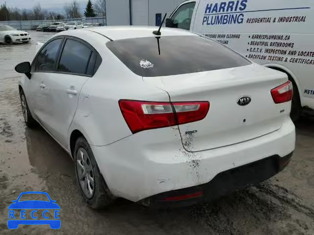 2013 KIA RIO LX KNADM4A34D6137612 зображення 2