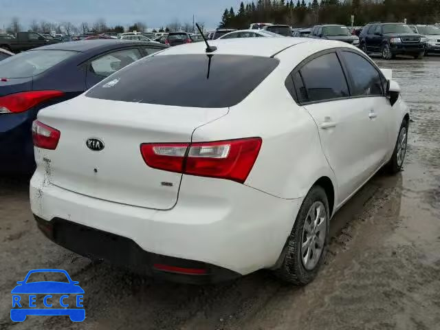 2013 KIA RIO LX KNADM4A34D6137612 зображення 3