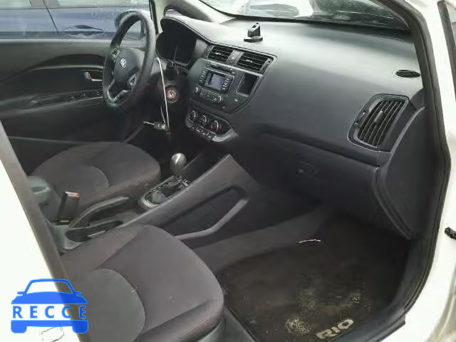 2013 KIA RIO LX KNADM4A34D6137612 зображення 4