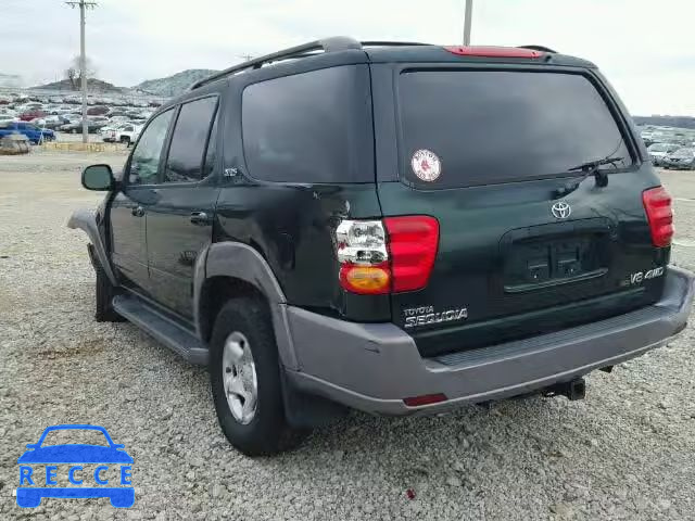 2001 TOYOTA SEQUOIA SR 5TDBT44A31S042896 image 2