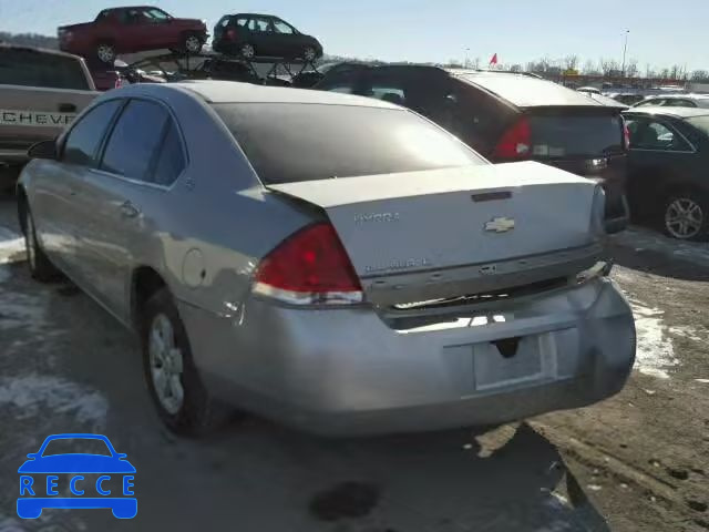2007 CHEVROLET IMPALA LT 2G1WT55NX79394764 image 2