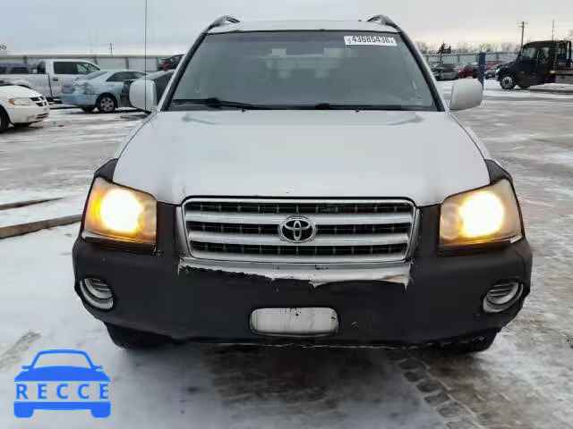 2003 TOYOTA HIGHLANDER JTEHF21A630122463 image 9