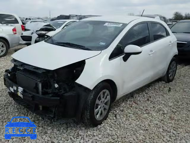 2013 KIA RIO LX KNADM5A3XD6208429 зображення 1