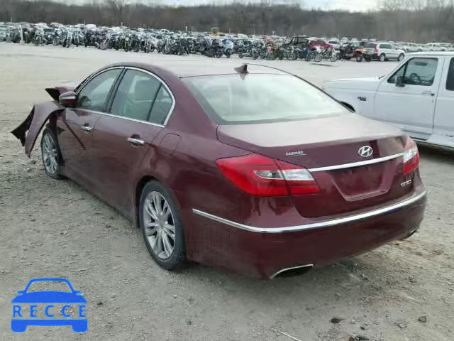 2013 HYUNDAI GENESIS KMHGC4DD4DU223971 image 2