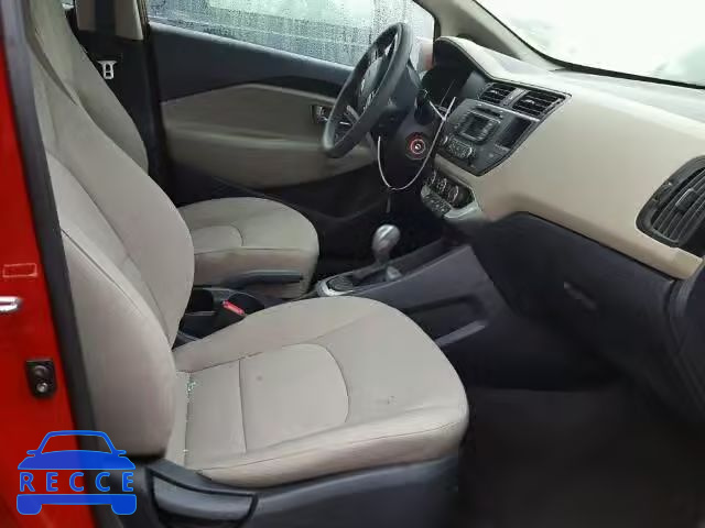 2015 KIA RIO LX KNADM5A39F6460210 image 4