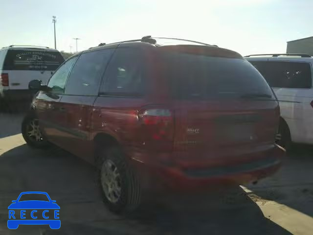 2003 DODGE CARAVAN SE 1D8GP25R83B332484 image 2