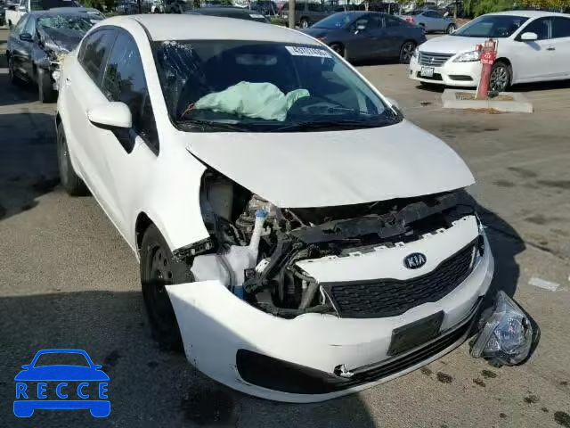2014 KIA RIO LX KNADM4A34E6342459 image 0