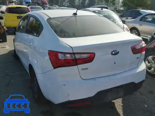 2014 KIA RIO LX KNADM4A34E6342459 image 2