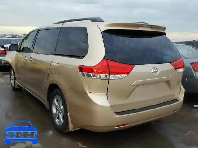 2011 TOYOTA SIENNA LE 5TDKK3DC6BS117400 image 2