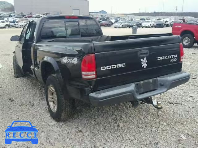 2004 DODGE DAKOTA SXT 1D7HG12K74S500837 image 2