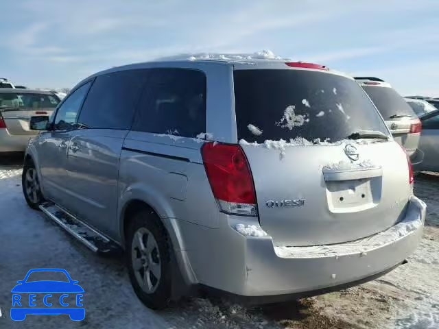 2008 NISSAN QUEST S/SE 5N1BV28U08N114796 зображення 2