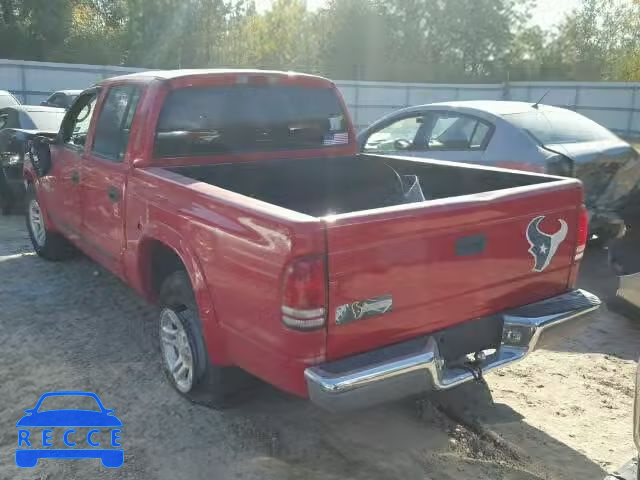 2002 DODGE DAKOTA QUA 1B7HL48N02S502922 зображення 2