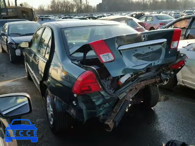 2001 HONDA CIVIC LX 2HGES16561H539231 image 2