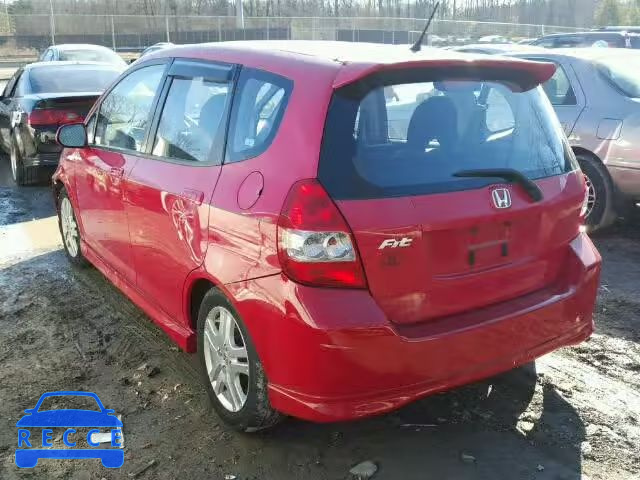 2008 HONDA FIT SPORT JHMGD37648S009233 image 2