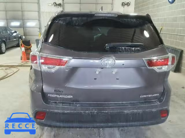 2016 TOYOTA HIGHLANDER 5TDDKRFH0GS341760 зображення 9