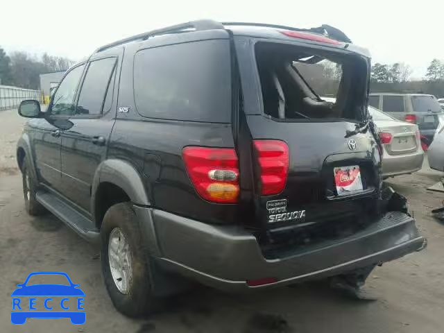 2003 TOYOTA SEQUOIA SR 5TDZT34A83S139068 зображення 2