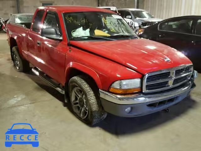 2004 DODGE DAKOTA SLT 1D7HG42N24S686850 зображення 0