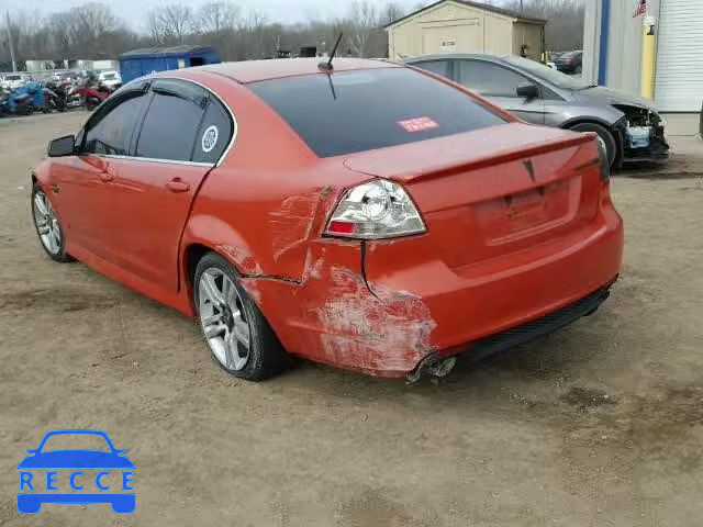 2008 PONTIAC G8 6G2ER57718L141186 зображення 2